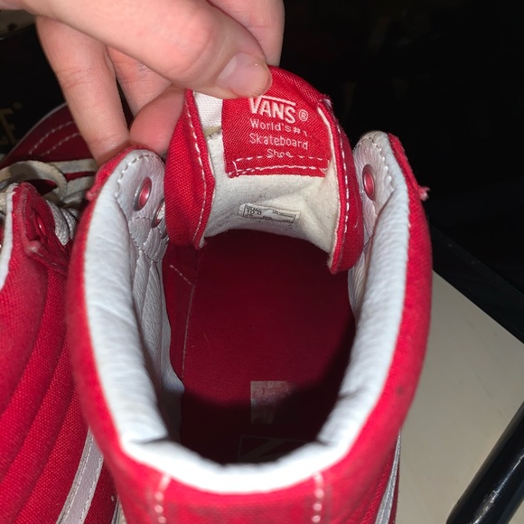 Red Vans - Picture 6 of 7